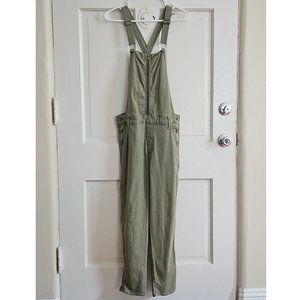 EUC MOTHER Dropout Denim Overalls in Canteen Olive green Size 26